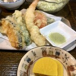 かみ山 - 天ぷら5種