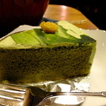 エミール・パコ - 抹茶ケーキ：ケーキセット：750円