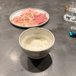 パルコ フィエラ - 月光百合根、北海地鶏のレバーペースト、菊芋と発酵ミルクで炊いてソース、北海地鶏出汁のエスプーマ