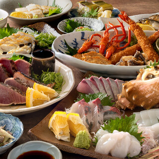 旬の魚を中心とした料理と旨い酒を、お楽しみください。