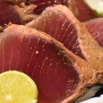 海鮮丸 - 生カツオのわら焼き塩たたき