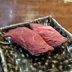 秋葉原 肉寿司 - ローストビーフ：506円