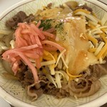 すき家 - チーズがたっぷり!! タバスコをかけて頂きました✌️