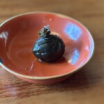 慈久庵 - デザート（甘露茶梅）