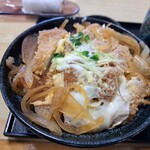鶴乃庵 - かつ丼セットのかつ丼