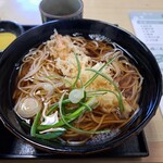 鶴乃庵 - かつ丼セットのそばプラスエビの天ぷら