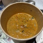 カレーや デッカオ - あさりとトマトのクリーミーカレー