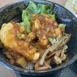 CHINESE DINING 瑞 - 白身魚のフリッター丼【中華風きんぴら添え】