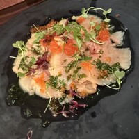 旬菜ステーキ処 らいむらいと - サクラマスのマリネ〜シソ風味〜トビッコ和え