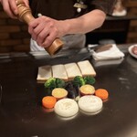 ビフテキのカワムラ - 美しい野菜たち