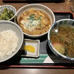 浪花そば - かつ皿定食