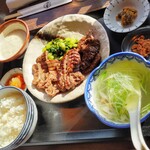 炭焼牛たん 赤兵衛分店 - 赤兵衛定食 大＋とろろ