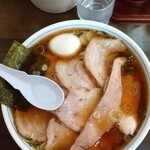 とらや分店 村田や - 焼豚メン＋大盛＋半熟煮玉子 (^o^)v