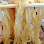 とらや分店 村田や - 自家製麺の中太縮れ麺、旨しよ (^^)d