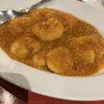 中国料理 四川  - エビのチリソース1400円