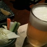 串揚処 ぶらんにゅう亭 - お野菜とビール