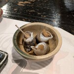 いたる - お通しのバイ貝