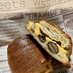 メゾン ムラタ - 黒豆と抹茶のパンスイス ¥310