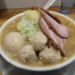 麺場 力皇 - 力皇麺全部のせ