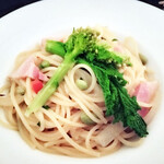 柊山ガーデン - ベーコンのペペロンチーノ