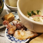 連根屋 - タコの唐揚げ