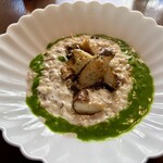 タワーズ - 鮑とキノコのクリームリゾット