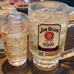 あぶりや - ジンジャーエール&メガジムビームハイボール