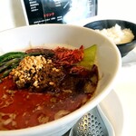 ラーメンなり屋 - 白ごま担々麺(￥880)、辛さと痺れ3倍