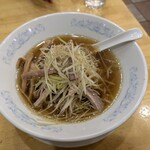 ぎょうざの満洲 - ネギ醤油ラーメン