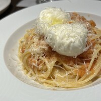 Focacceria la Brianza - 友達のパスタ　甘いトマトとモッツァレチーズのパスタ