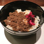 麻布 幸村 - 牛肉の そぼろご飯 　(2014/06)