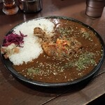 黒岩咖哩飯店 - チキンレッグ スパイスカレー