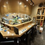 銀寿司 - 内観(カウンター)