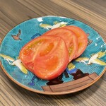 銀寿司 - 箸休め(冷やしトマト)