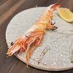 銀寿司 - 海老の塩焼き