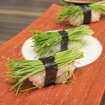 銀寿司 - 芽ねぎ