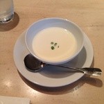 鉄板焼 旬 - ジャガイモのスープ