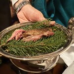 レストラン・モリエール - 特別に提供してくれた宮崎の鴨肉のロースト