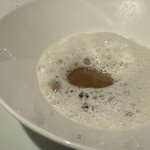 レストラン・モリエール - 椎茸の香りが際立つスープ