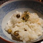 広丞庵　かのか - ムカゴの炊き込みご飯♪