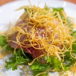 中華ダイニング 一途一心 - 2025.2 中華風お刺身サラダ（カンパチ2日熟成）