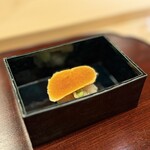 山﨑 - カラスミ　蒸し飯とそら豆