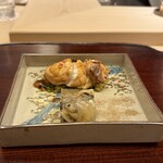 山﨑 - 焼き河豚　あん肝