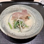 礒田 - 広島の猪とせりと牛蒡の白味噌仕立て