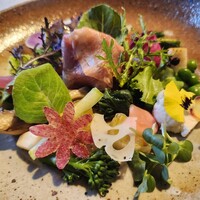 ヒカリヤ ニシ - 「職人達」長野県産30種野菜と、麹で熟成した八ヶ岳産生ハム。
