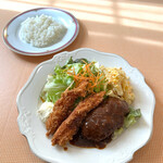 Oufu Katei Ryori Bandoru - 蝦仁炸蝦與漢堡1100日圓