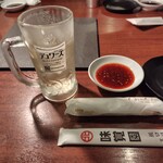 味覚園 - ハイボールスタート