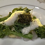 明治記念館 - ヒラメのカルパッチョ