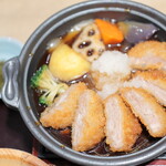 おひつごはん 四六時中 - 料理写真:たっぷりおろしのひれかつみぞれ煮御膳。