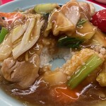 南海飯店 - GS考案(中華丼の食べ方)②